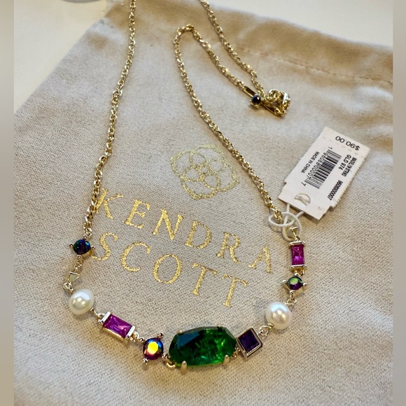 KENDRA SCOTT *NWT* Madelyn Strand Necklace in Gold/Multi Mix - Picture 5 of 9